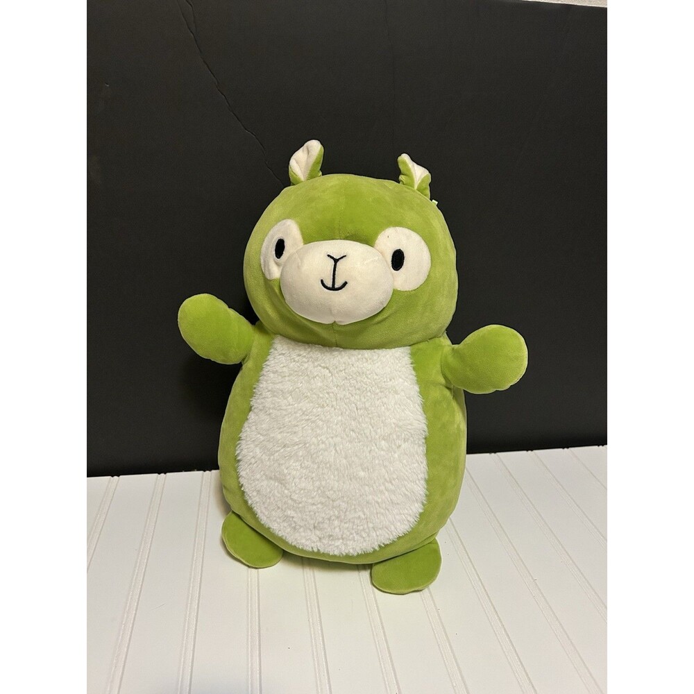 Jim the Llama Squishmallow HugMees 14 inch Green Alpaca Plush Stuffed Animal Toy